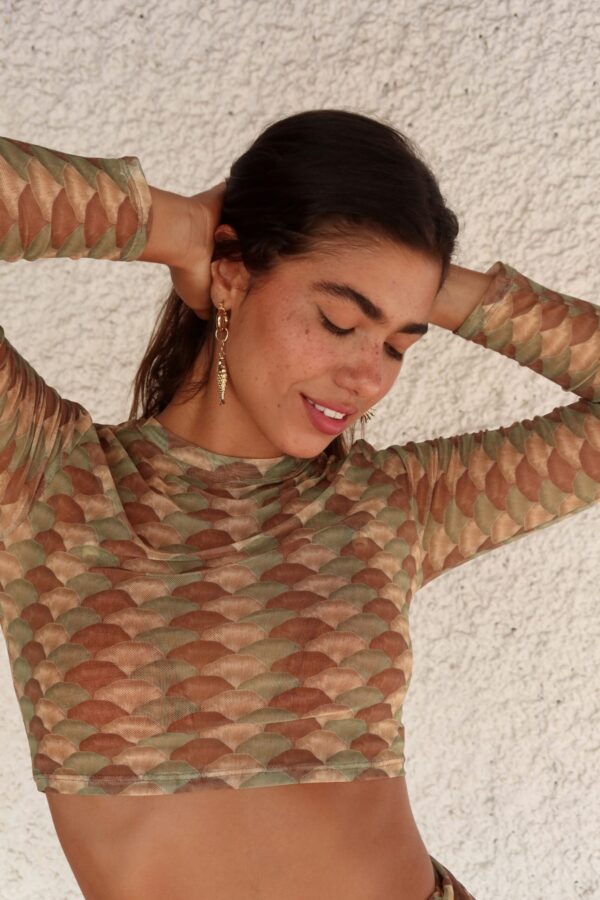 Cropped Fernanda Concha Pistache